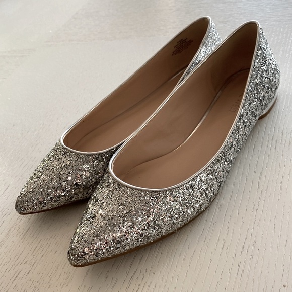 NEW - NINE WEST Glitter Ballet Flats - Picture 9 of 9